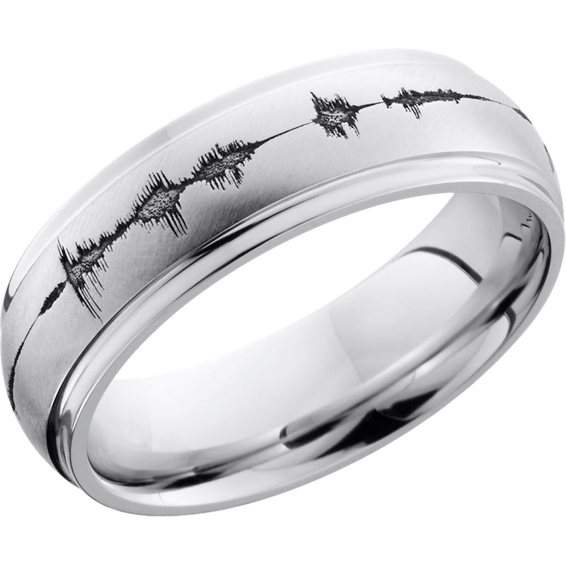 Lashbrook Cobalt Chrome 7mm Men's Wedding Band