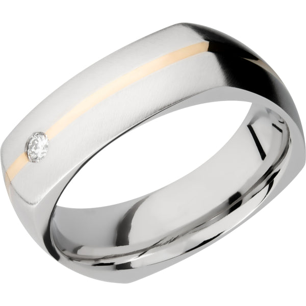 Lashbrook White Cobalt  Men's Wedding Band