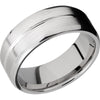 Lashbrook Cobalt Chrome 8mm Men's Wedding Band