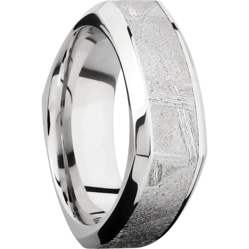 Lashbrook Cobalt Chrome Meteorite 8mm Men's Wedding Band