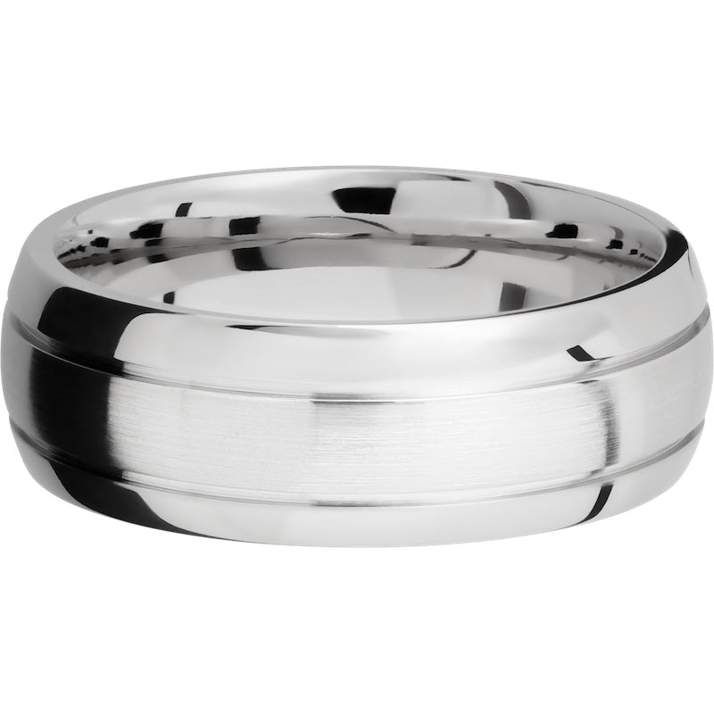 Lashbrook Cobalt Chrome 8mm Men's Wedding Band