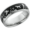 Lashbrook Cobalt Chrome 8mm Men's Wedding Band