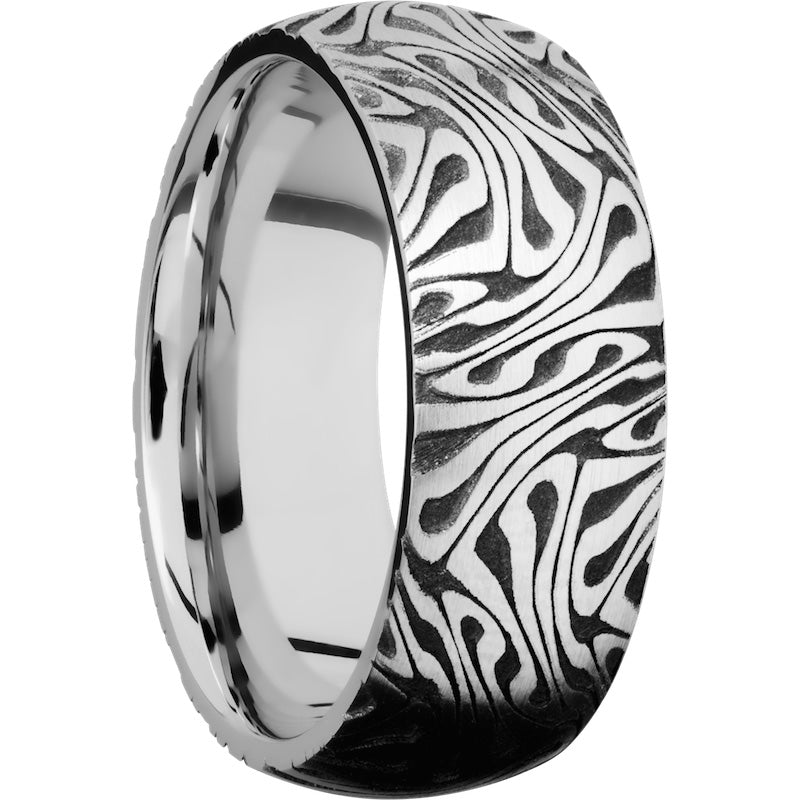 Lashbrook Cobalt Chrome 8mm Men's Wedding Band