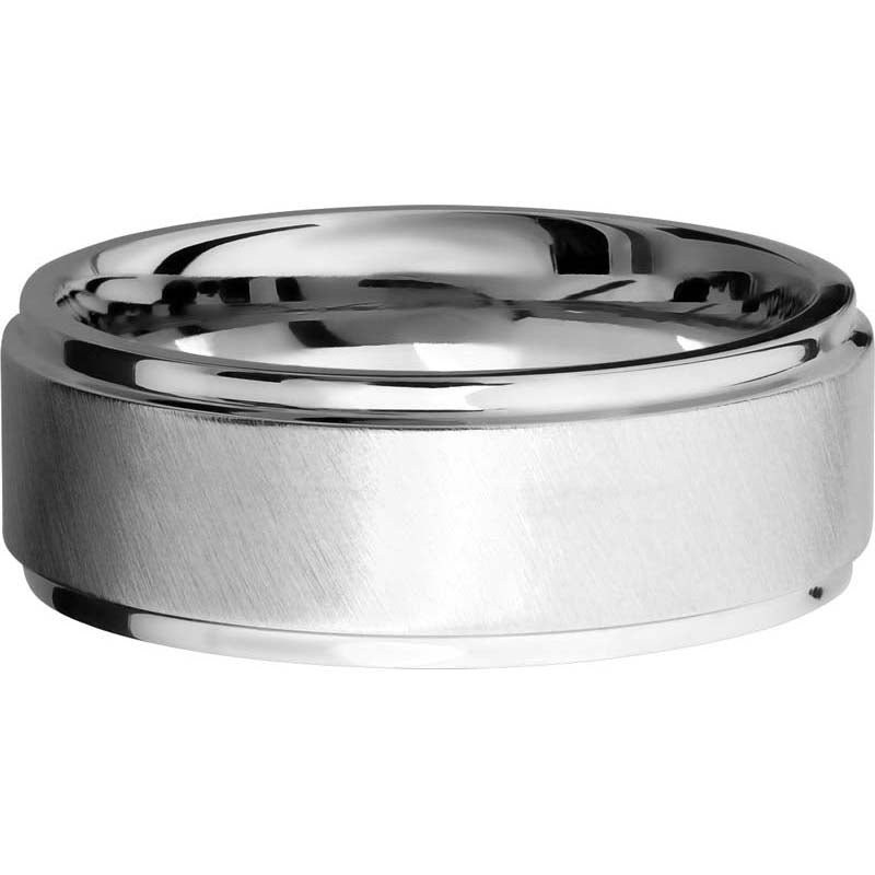 Lashbrook Cobalt Chrome 8mm Men's Wedding Band