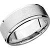 Lashbrook Cobalt Chrome 8mm Men's Wedding Band