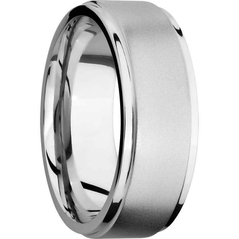 Lashbrook Cobalt Chrome 8mm Men's Wedding Band