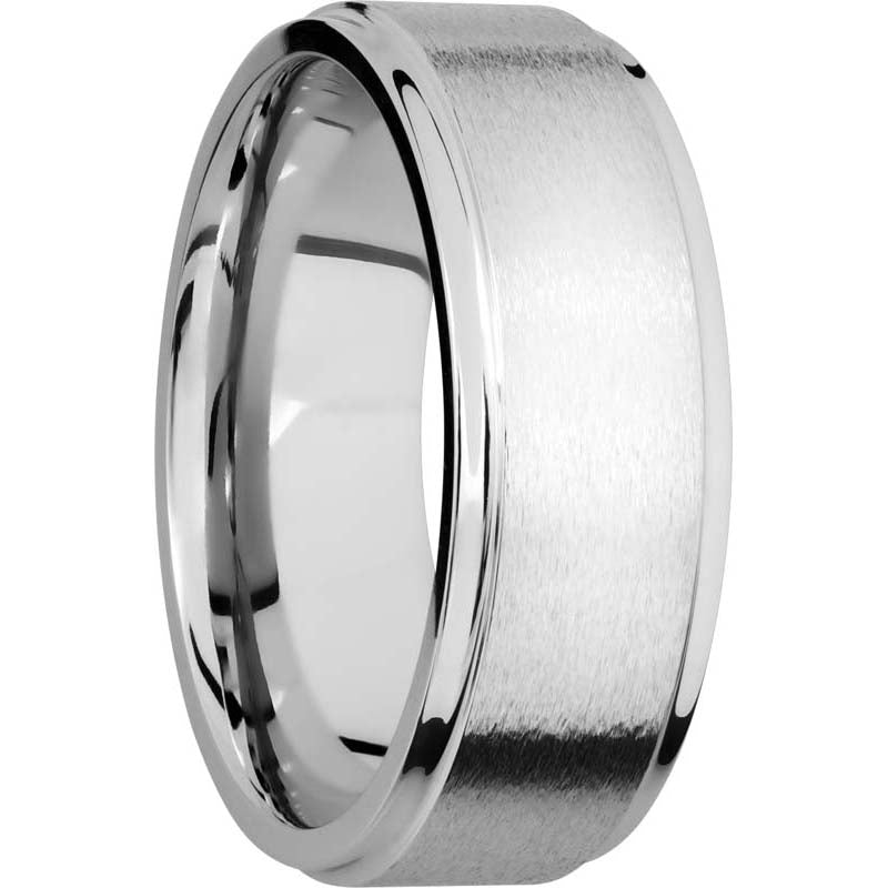 Lashbrook Cobalt Chrome 8mm Men's Wedding Band