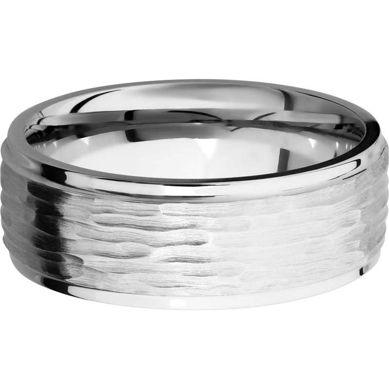 Lashbrook Cobalt Chrome 8mm Men's Wedding Band