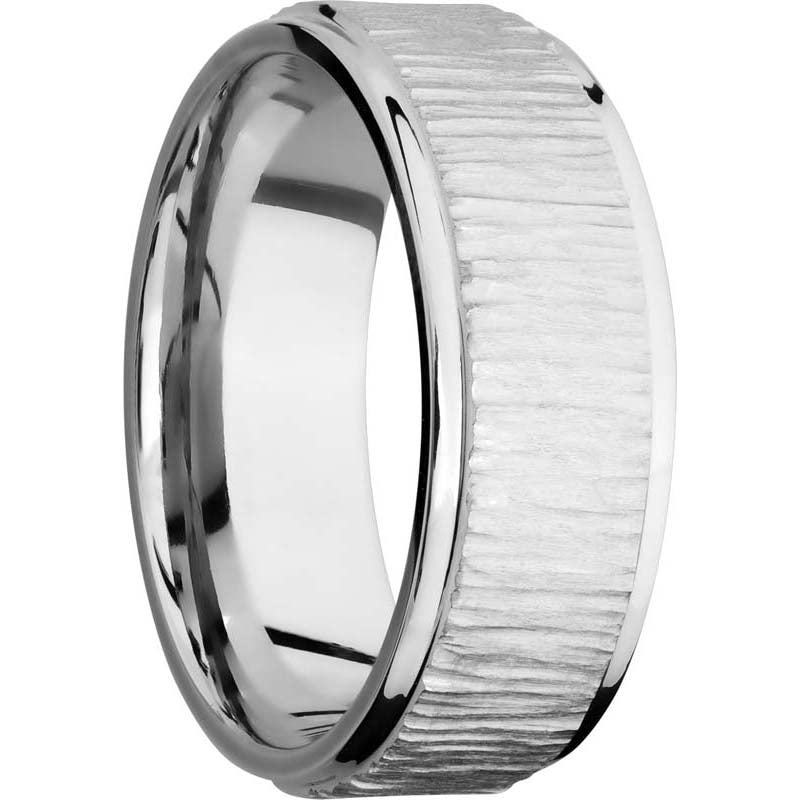 Lashbrook Cobalt Chrome 8mm Men's Wedding Band