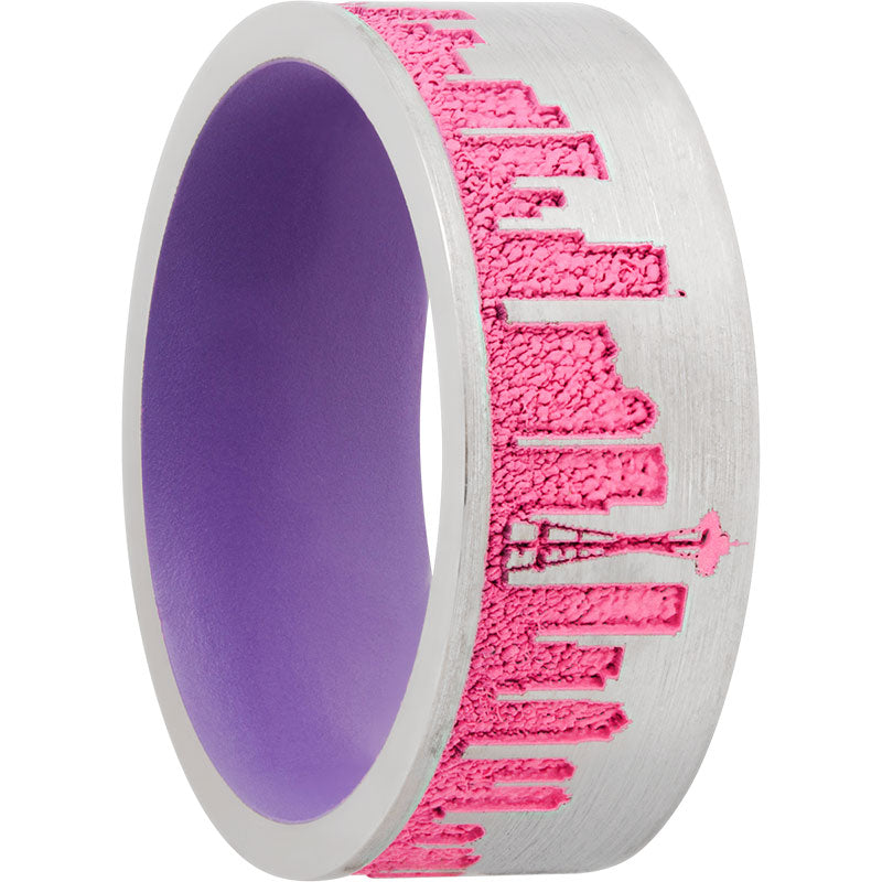 Lashbrook Cobalt Chrome 8mm Men's Wedding Band