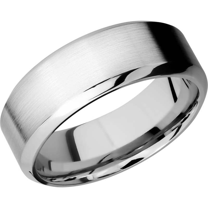 Lashbrook Cobalt Chrome 8mm Men's Wedding Band