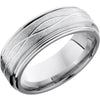 Lashbrook Cobalt Chrome 8mm Men's Wedding Band