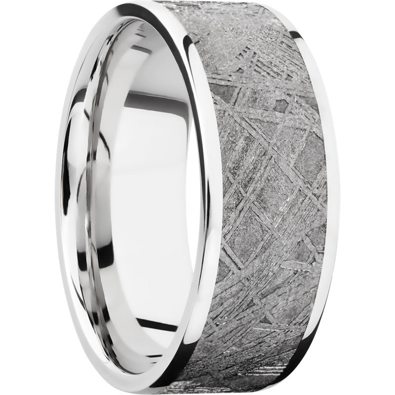 Lashbrook Cobalt Chrome Meteorite 9mm Men's Wedding Band