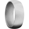 Lashbrook White Damascus Steel 8mm Men's Wedding Band