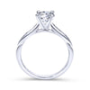 Gabriel & Co. 14k White Gold Contemporary Straight Engagement Ring