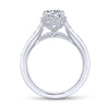 Gabriel & Co. 14k White Gold Infinity Straight Engagement Ring