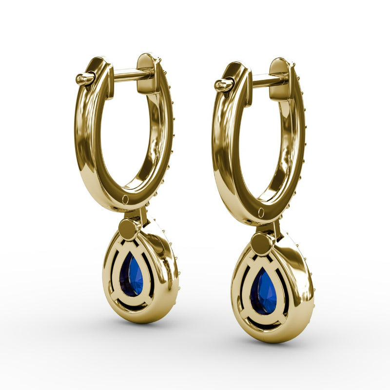 Fana Petite Teardrop Hoop Earrings