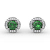 Fana Vintage Channel Setting Stud Earrings