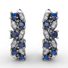 Fana Clustered Sapphire and Diamond Earrings