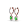 Fana Dazzling Emerald and Diamond Drop Earrings