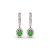 Fana Dazzling Emerald and Diamond Drop Earrings