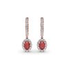Fana Dazzling Ruby and Diamond Drop Earrings