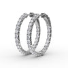 Fana 2.07ct Diamond Hoop Earrings