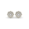 Fana Floral Diamond Stud Earrings