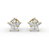 Fana Shine Bright Diamond Star Stud Earrings