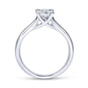 Gabriel & Co 14K White Gold Enid Solitaire Diamond Engagement Ring