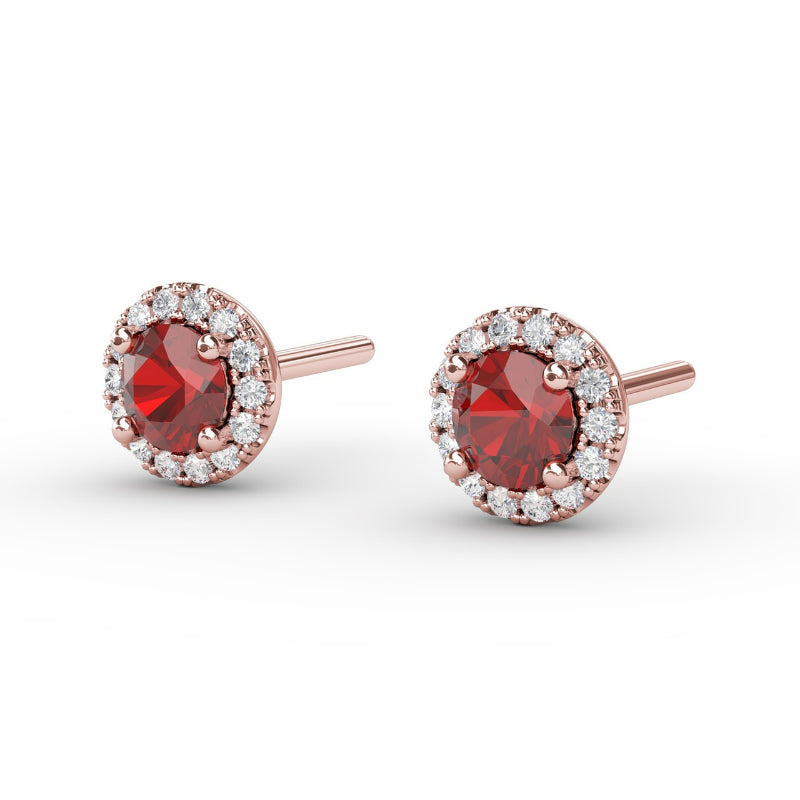 Fana Dazzling Brilliant Cut Stud Earrings