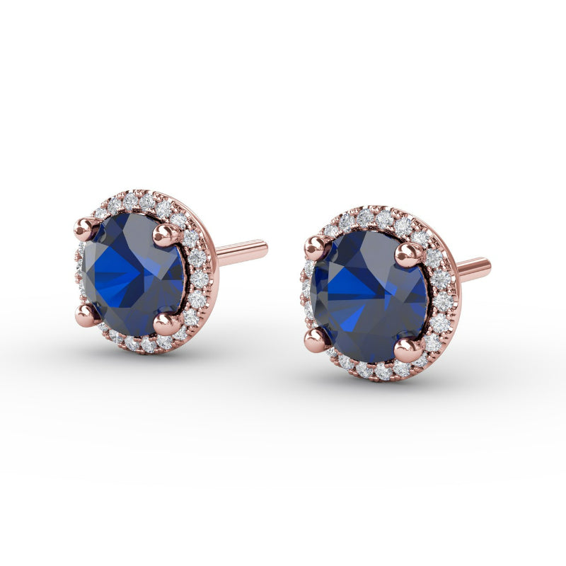 Fana Dazzling Brilliant Cut Stud Earrings