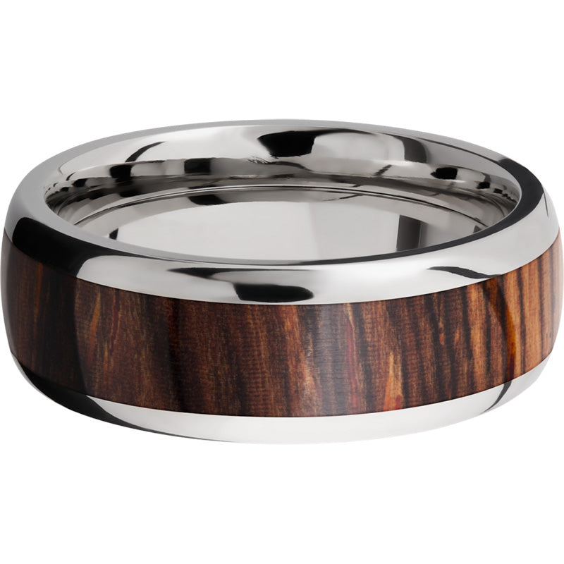 Lashbrook Titanium Hardwood 8mm Men's Wedding Band