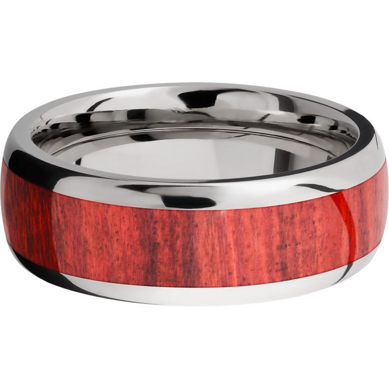 Lashbrook Titanium Hardwood 8mm Men's Wedding Band