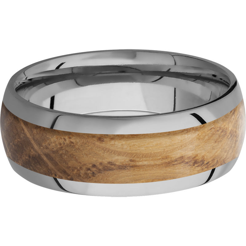 Lashbrook Titanium Hardwood 8mm Men's Wedding Band