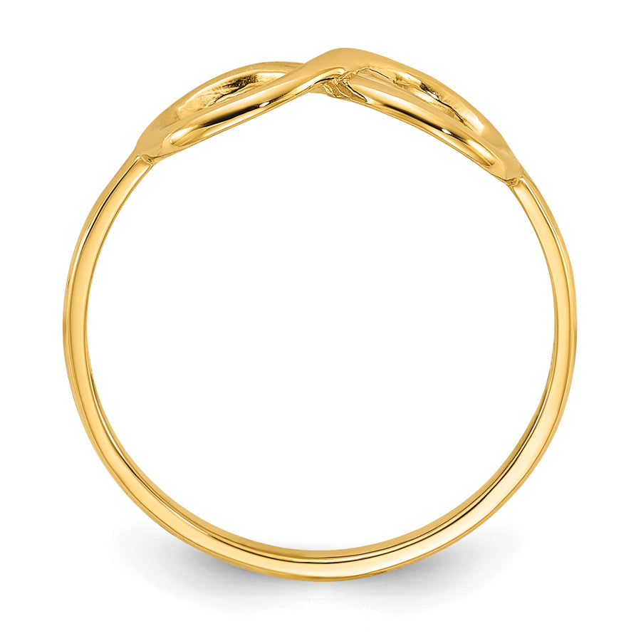 Quality Gold 14k Polished Infinity Ring