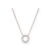 Fana Shared Prong Diamond Circle Necklace