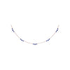 Fana Five Stone Sapphire and Diamond Station Necklace