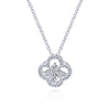 Gabriel & Co. 14k White Gold Lusso Diamond Necklace