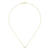 Gabriel & Co. 14k Yellow Gold Lusso Diamond Bar Necklace