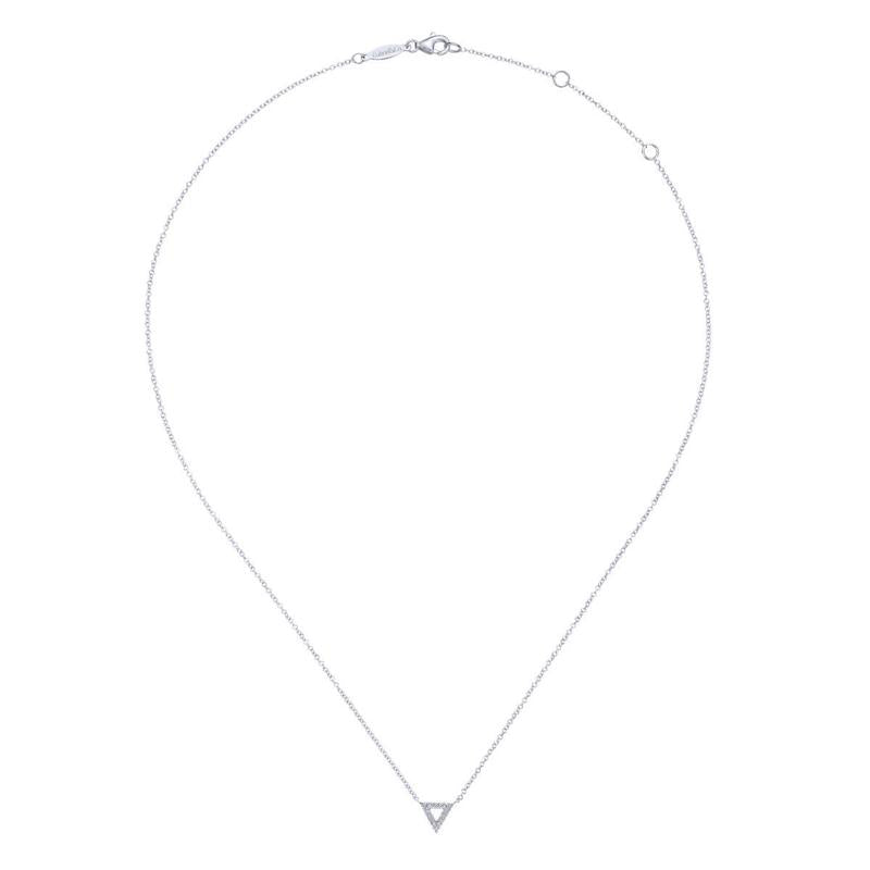 Gabriel & Co. 14k White Gold Kaslique Diamond Necklace