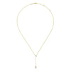 Gabriel & Co. 14k Yellow Gold Grace Pearl & Diamond Necklace