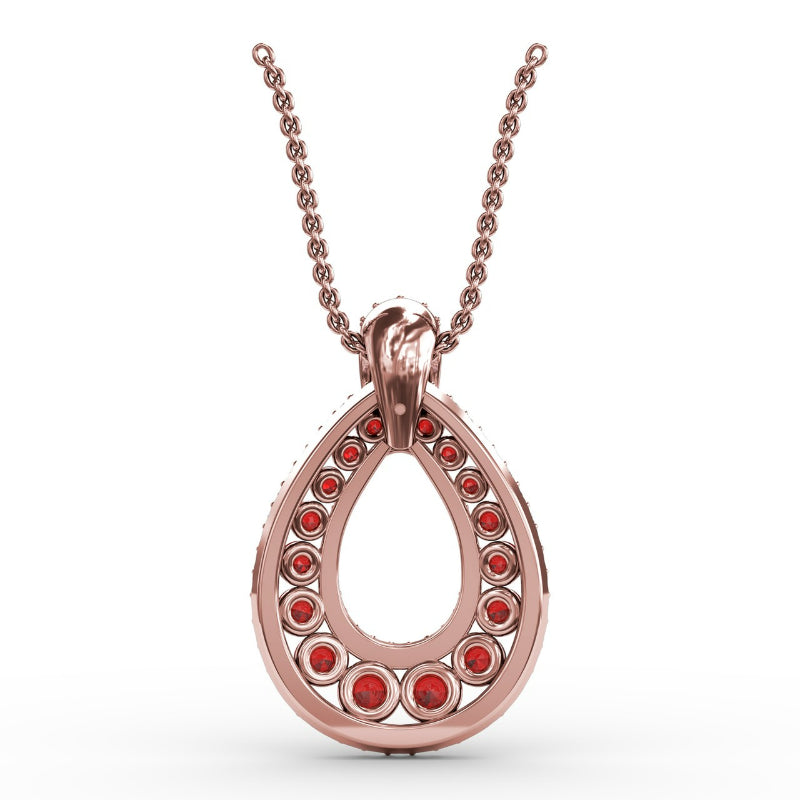 Fana Steal The Spotlight Ruby and Diamond Pendant