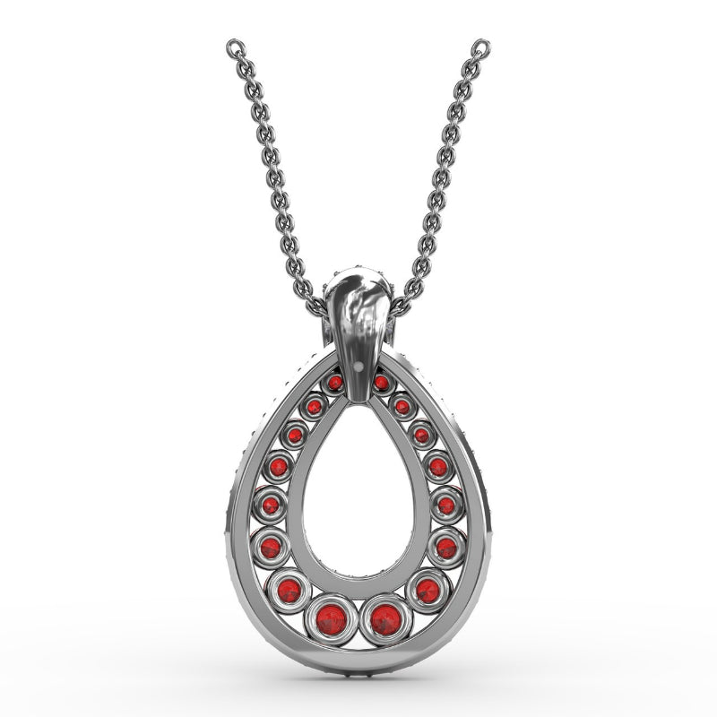 Fana Steal The Spotlight Ruby and Diamond Pendant