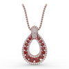 Fana Steal The Spotlight Ruby and Diamond Pendant