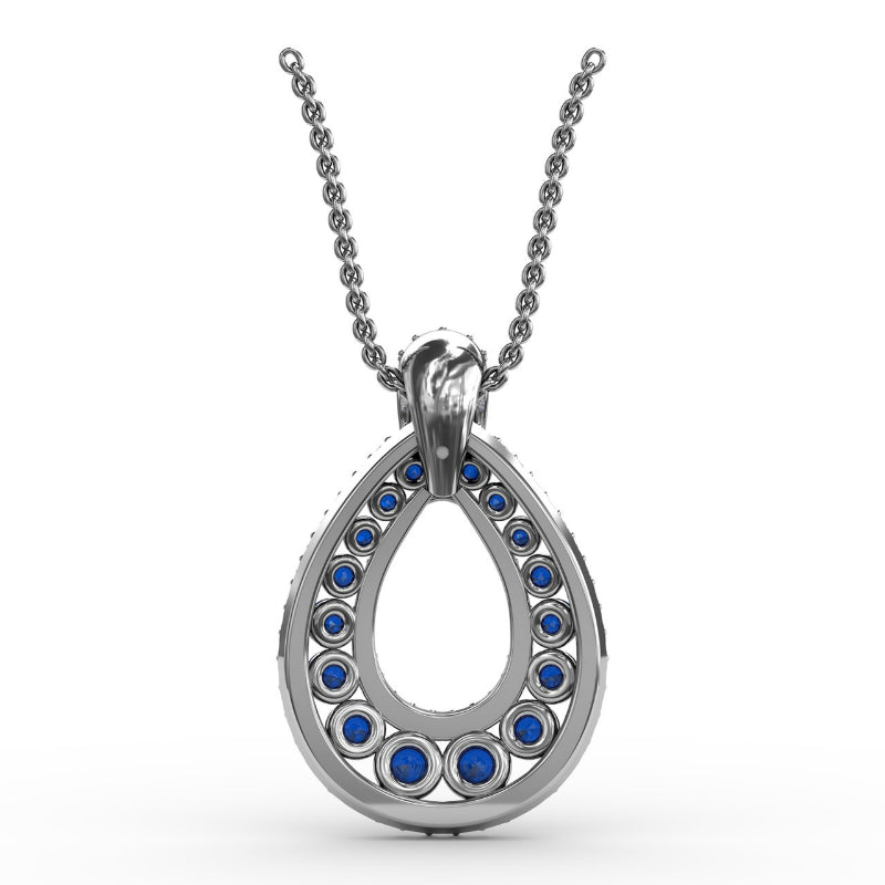 Fana Steal The Spotlight Sapphire and Diamond Pendant