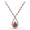 Fana Feel The Love Ruby and Diamond Pendant