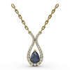 Fana Feel The Love Sapphire and Diamond Pendant