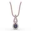 Fana Make A Statement Sapphire and Diamond Pendant