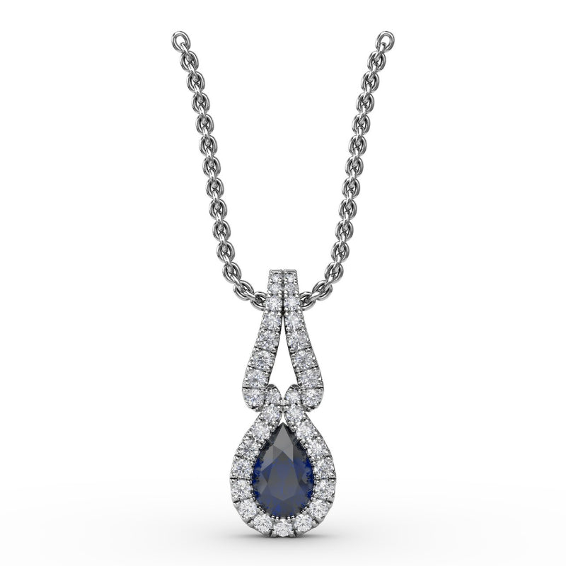 Fana Make A Statement Sapphire and Diamond Pendant